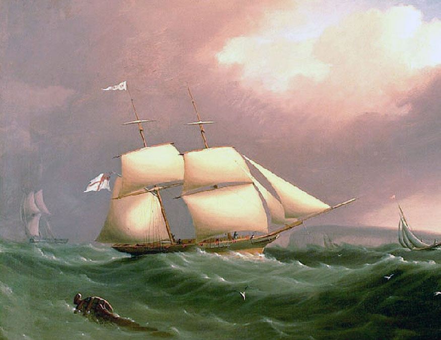 hogarth ship oil painting tonal control